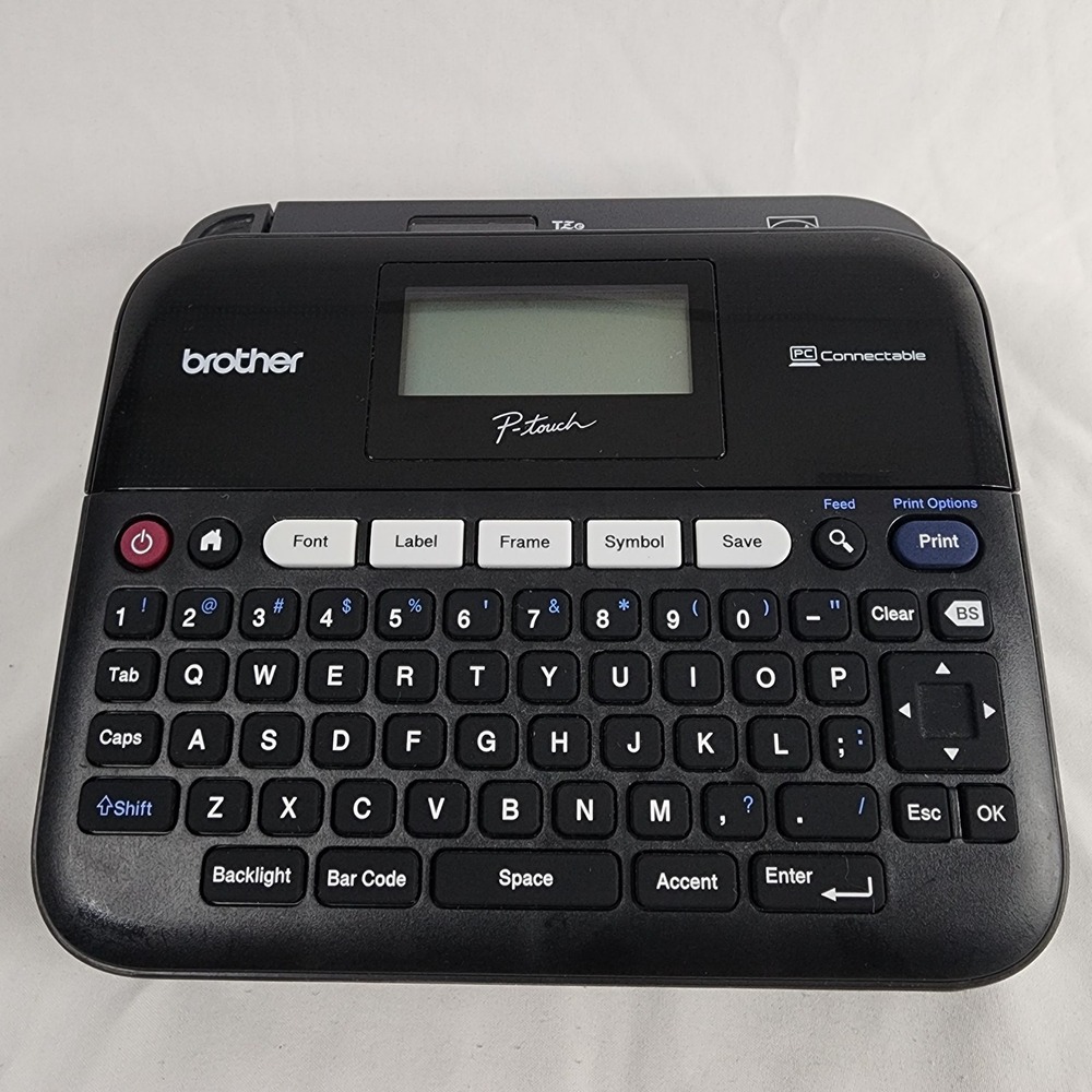 Brother Printer PTD450 PC Connectible Label Maker - Black